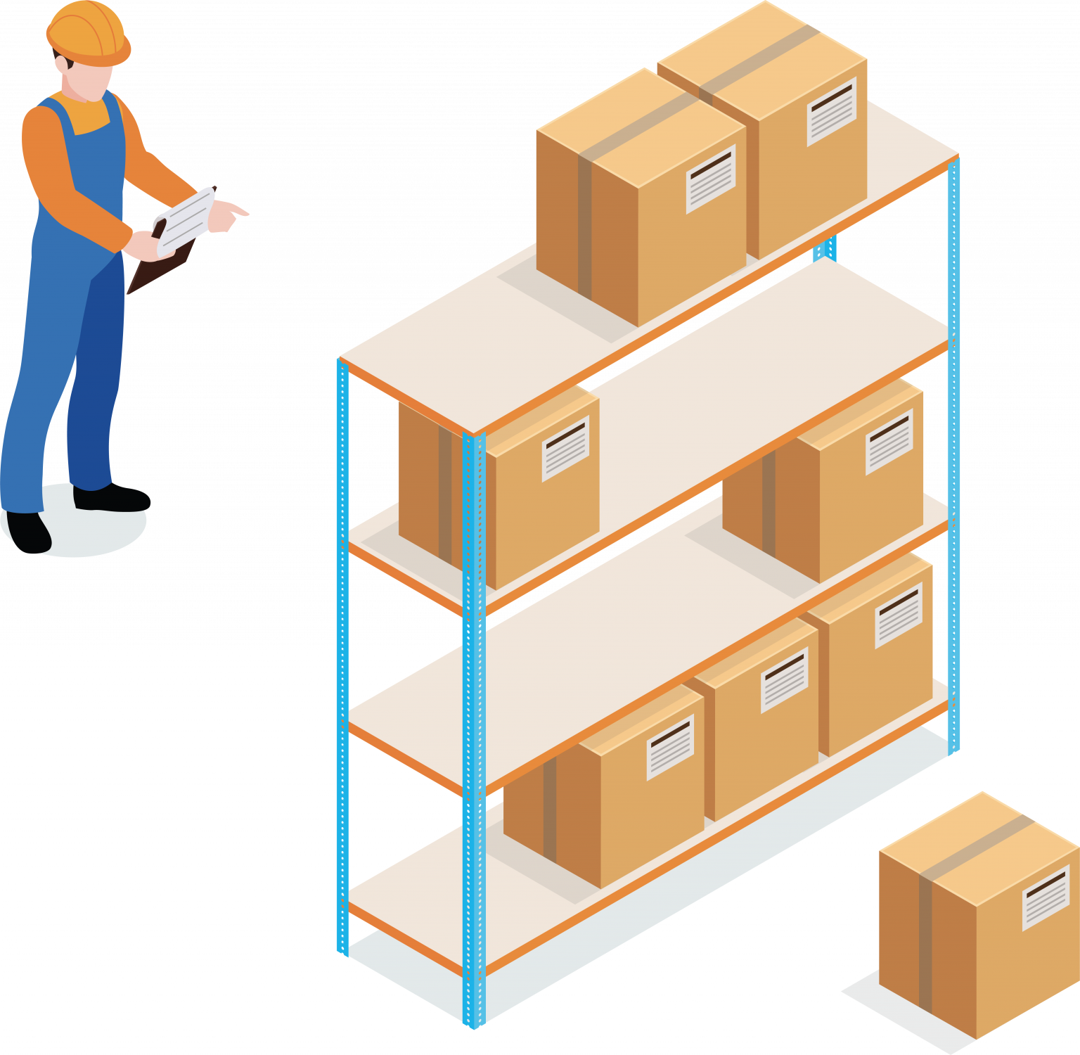 Contrôle des racks de stockage - MSRack - Logistique - Stockage